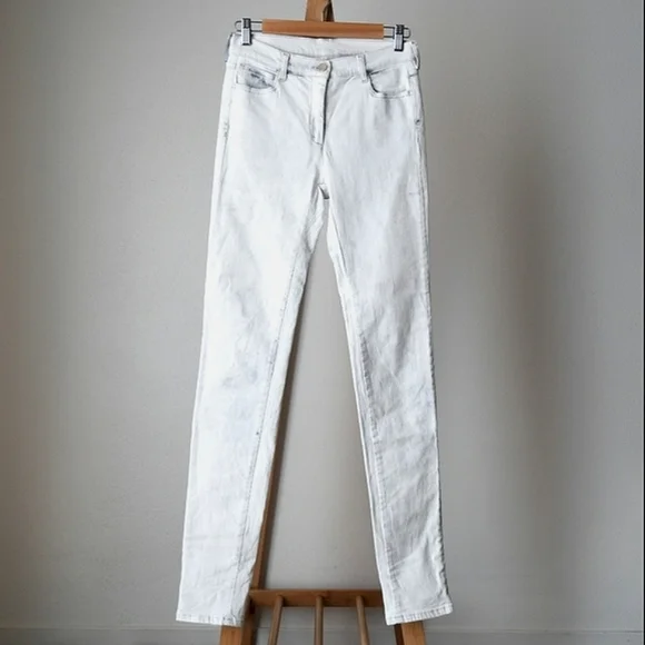 MM6 Maison Martin Margiela Acid Wash Skinny Jeans Size 26 - Picture 3 of 4